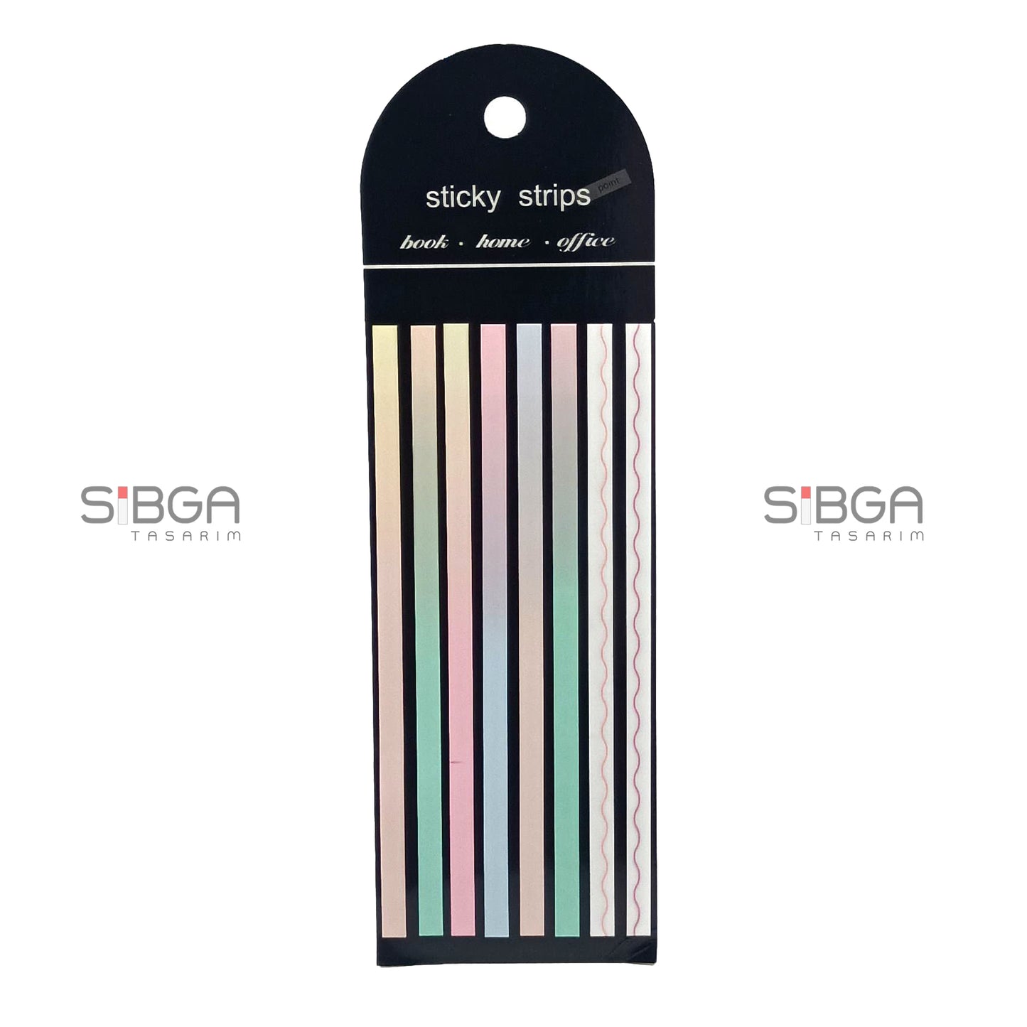 İnce Uzun Şerit Şeffaf Postit Kitap Ayracı Ayraç 160 Yaprak