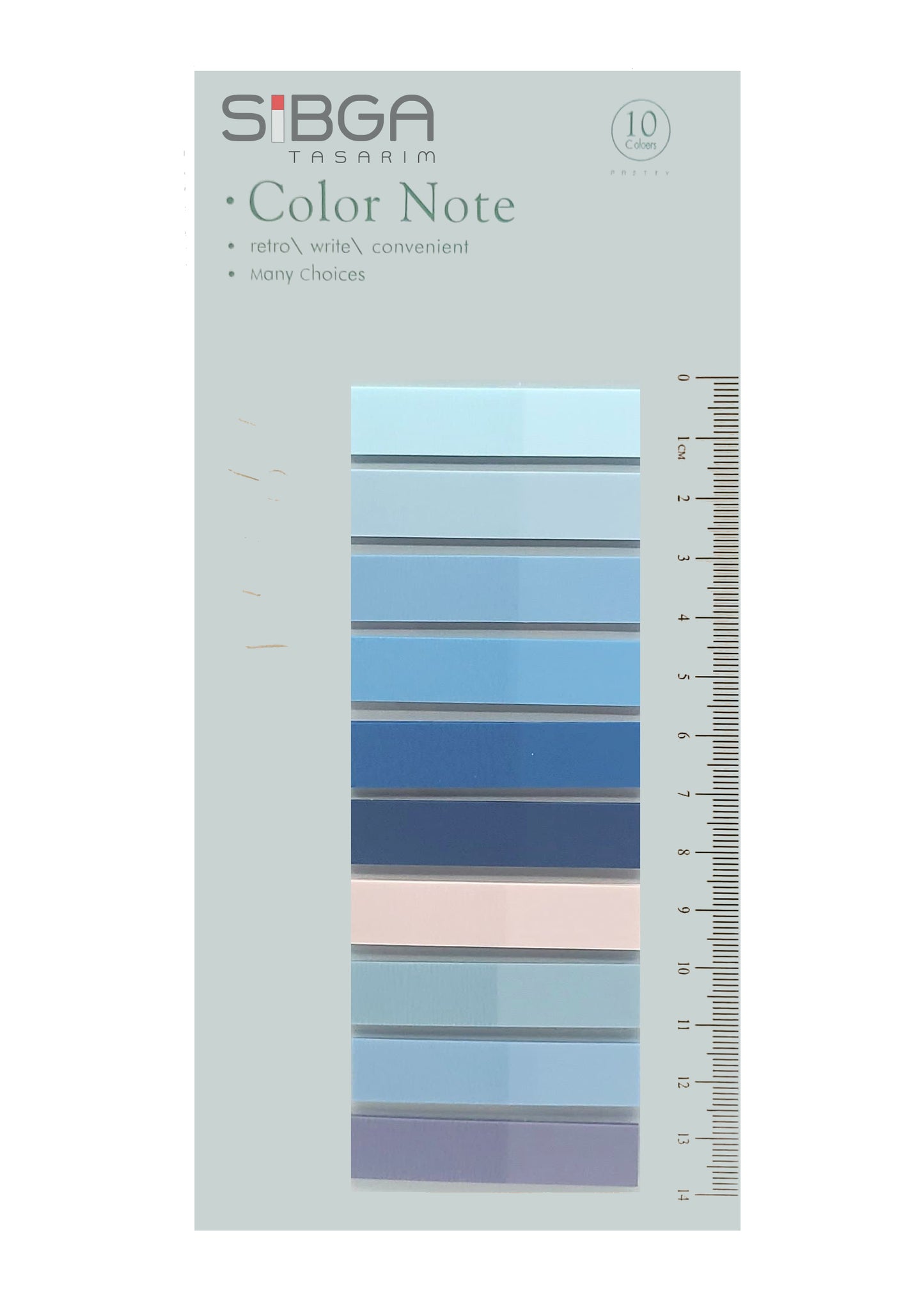 Şeffaf Plastik Postit Kitap Ayracı Ayraç Sticker 200 Yaprak