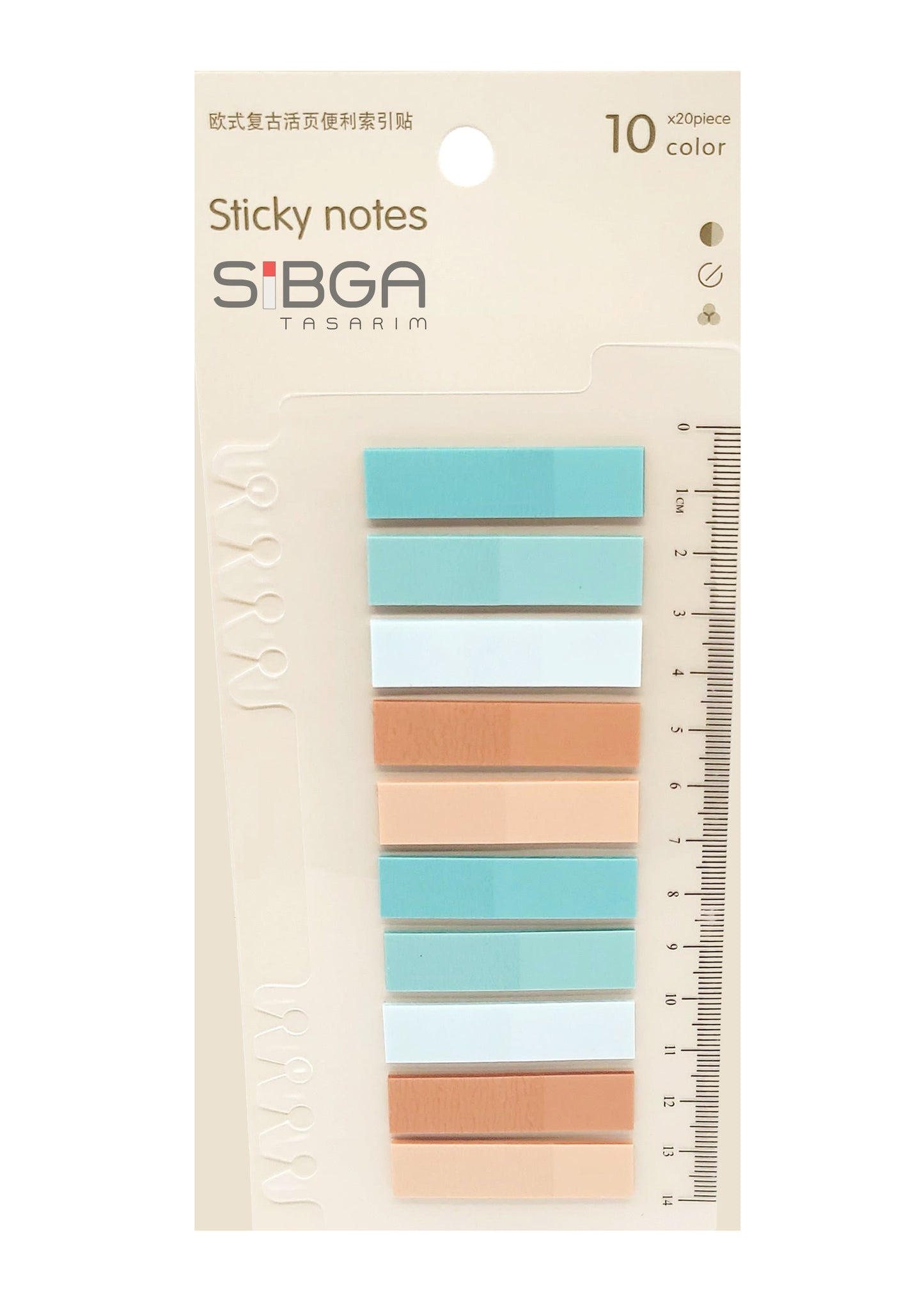 Şeffaf Plastik Postit Kitap Ayracı Ayraç Sticker 200 Yaprak