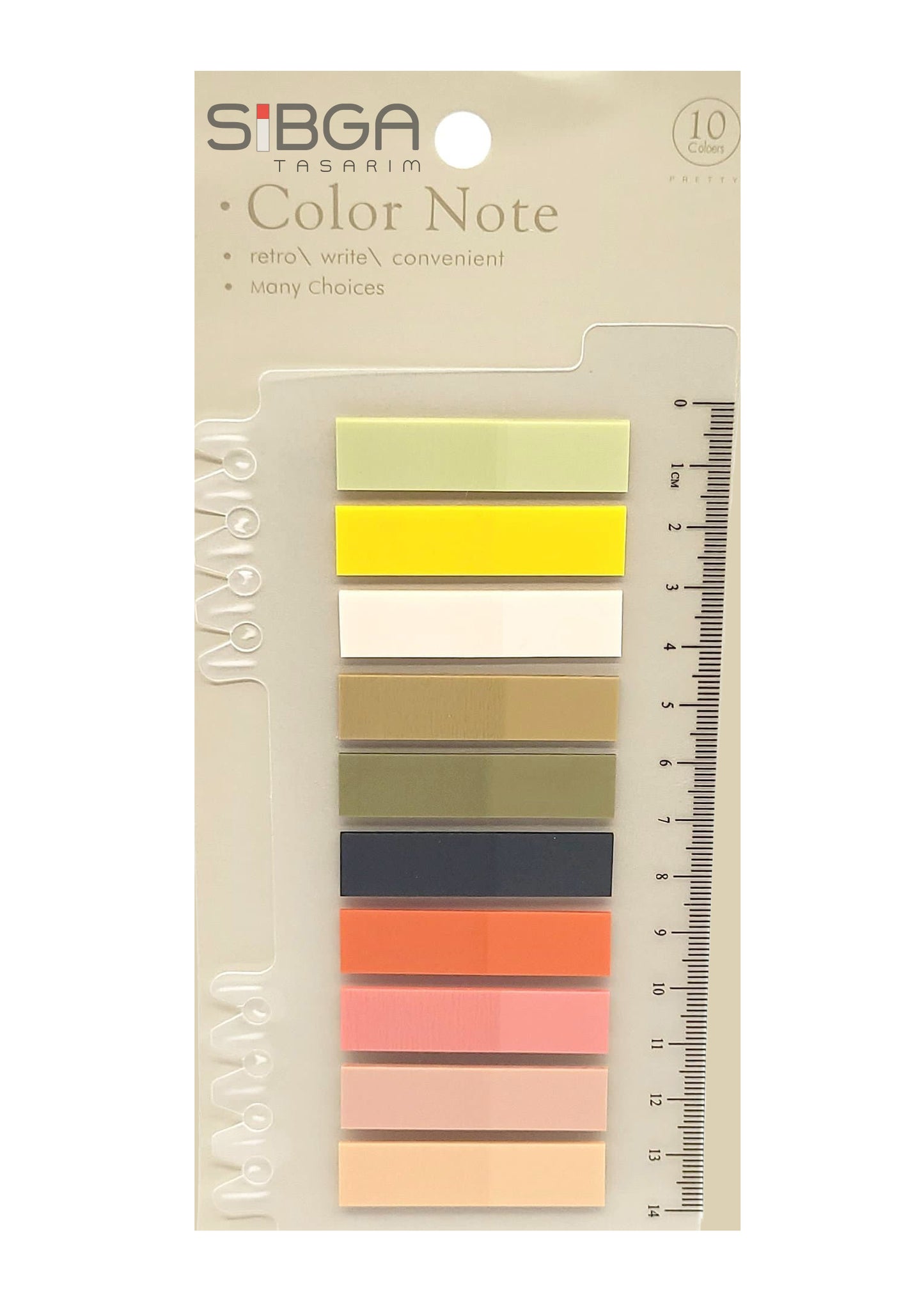 Şeffaf Plastik Postit Kitap Ayracı Ayraç Sticker 200 Yaprak