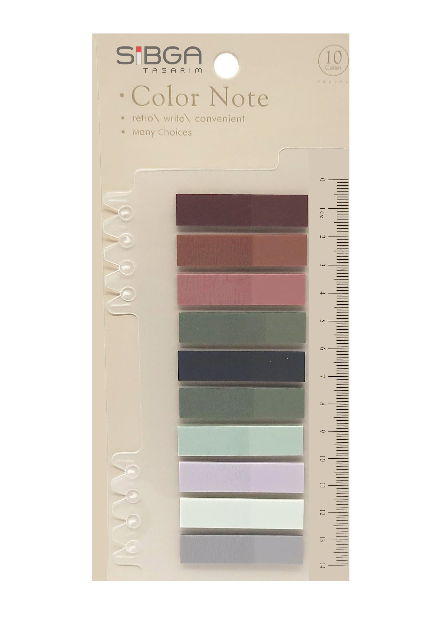 Şeffaf Plastik Postit Kitap Ayracı Ayraç Sticker 200 Yaprak