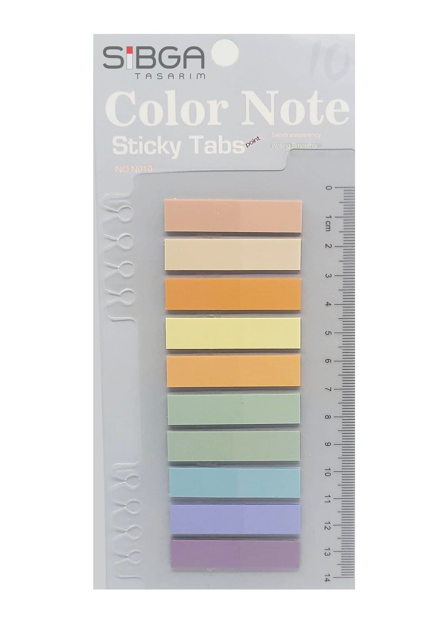 Şeffaf Plastik Postit Kitap Ayracı Ayraç Sticker 200 Yaprak