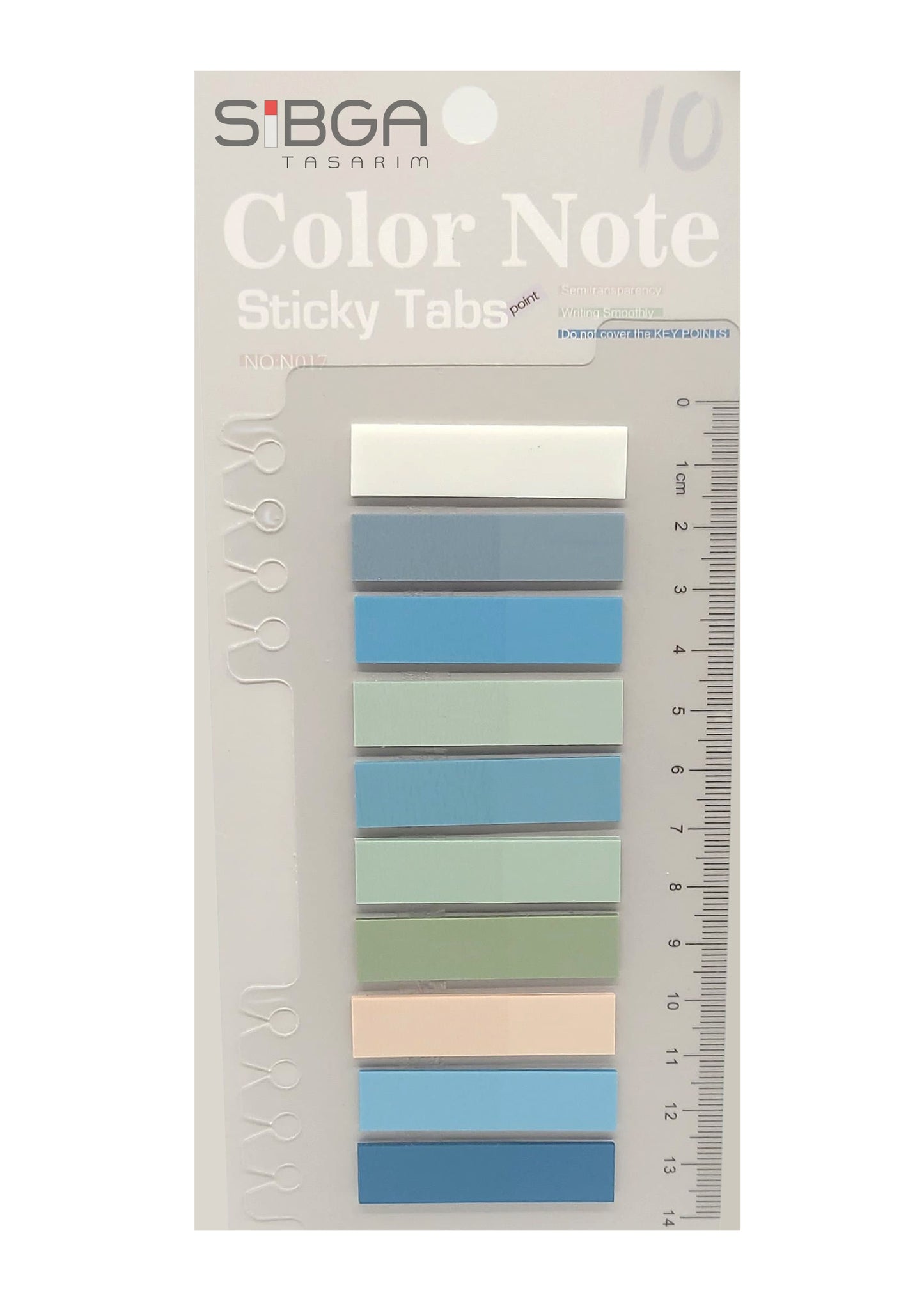 Şeffaf Plastik Postit Kitap Ayracı Ayraç Sticker 200 Yaprak