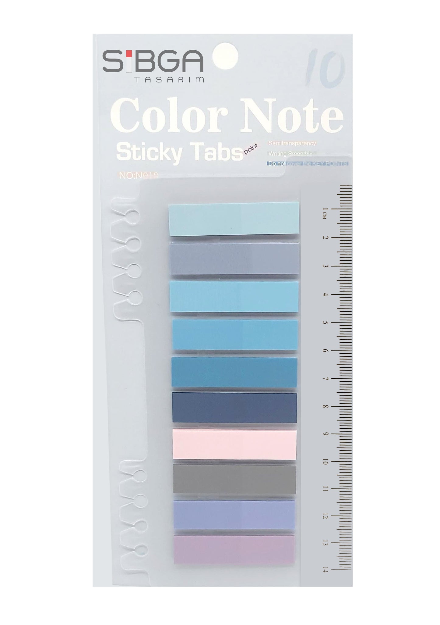 Şeffaf Plastik Postit Kitap Ayracı Ayraç Sticker 200 Yaprak