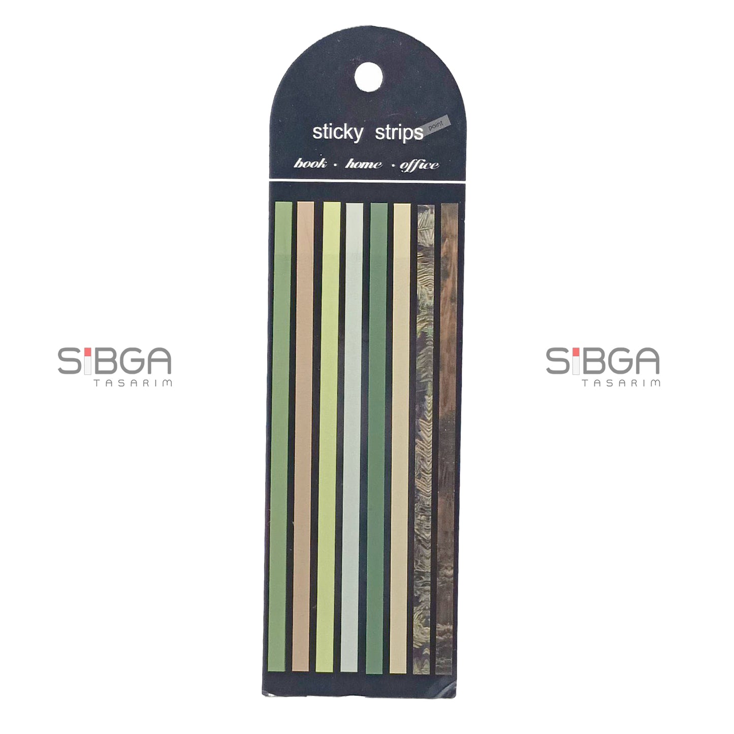 İnce Uzun Şerit Şeffaf Postit Kitap Ayracı Ayraç 160 Yaprak