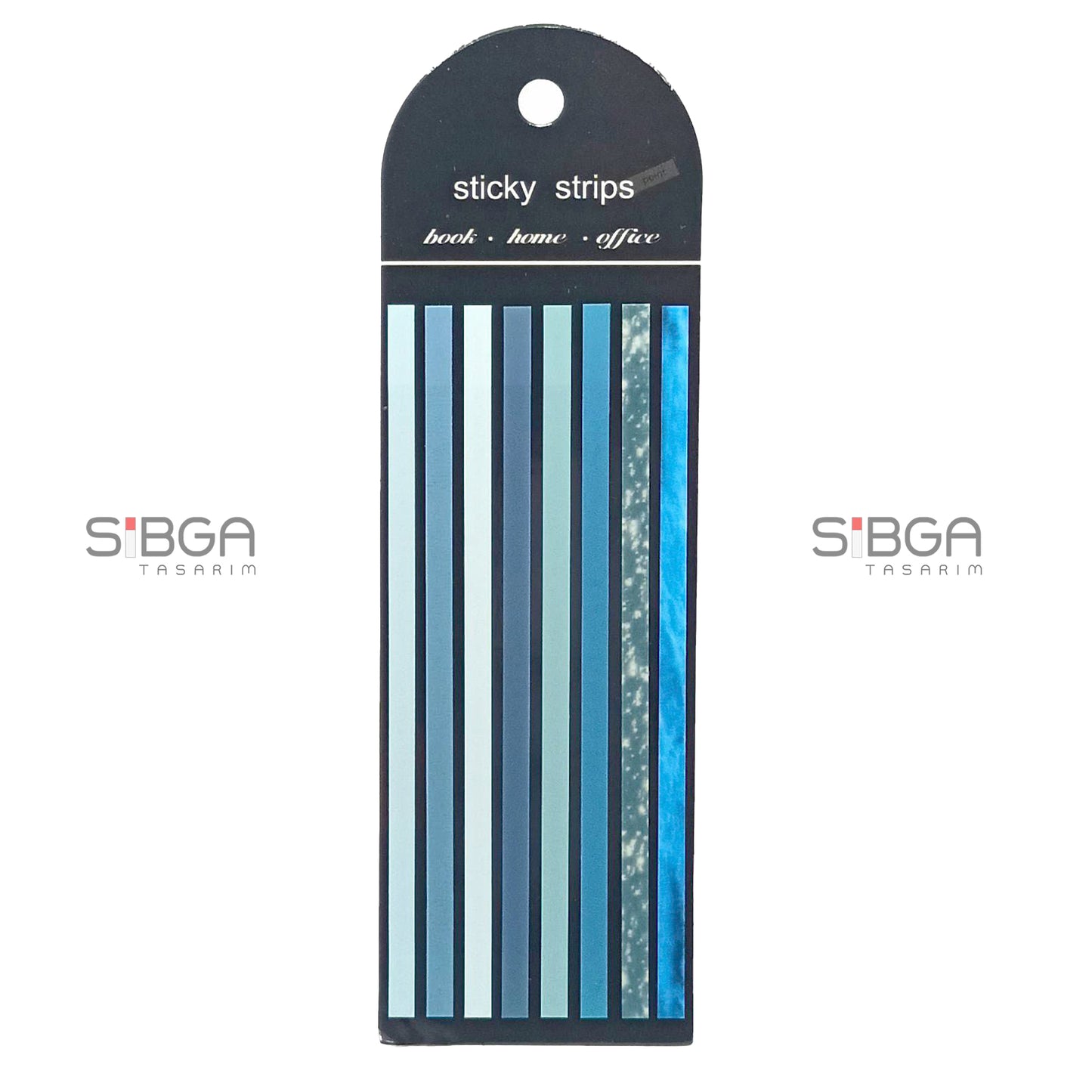 İnce Uzun Şerit Şeffaf Postit Kitap Ayracı Ayraç 160 Yaprak