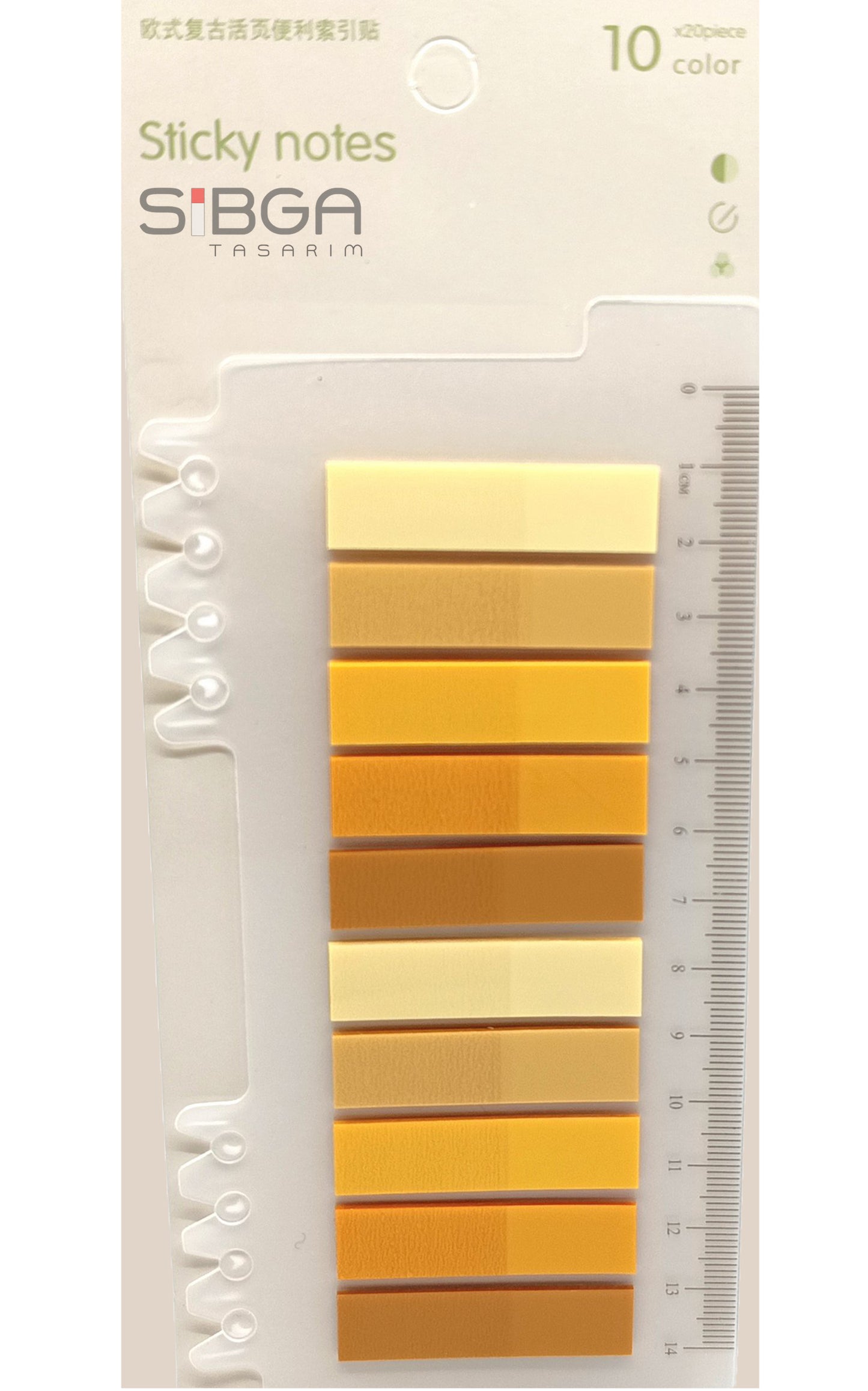 Şeffaf Plastik Postit Kitap Ayracı Ayraç Sticker 200 Yaprak