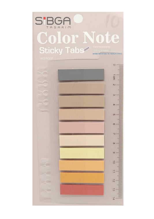 Şeffaf Plastik Postit Kitap Ayracı Ayraç Sticker 200 Yaprak