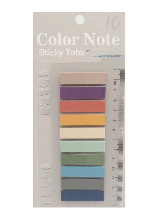 Şeffaf Plastik Postit Kitap Ayracı Ayraç Sticker 200 Yaprak