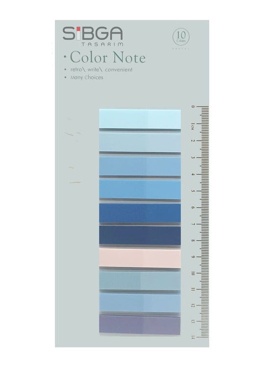 Şeffaf Plastik Postit Kitap Ayracı Ayraç Sticker 200 Yaprak