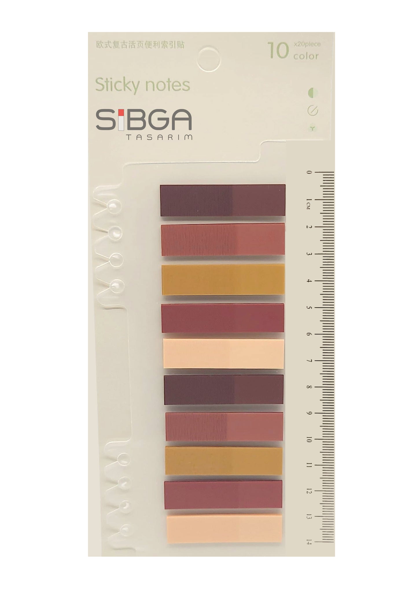 Şeffaf Plastik Postit Kitap Ayracı Ayraç Sticker 200 Yaprak