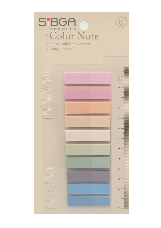 Şeffaf Plastik Postit Kitap Ayracı Ayraç Sticker 200 Yaprak