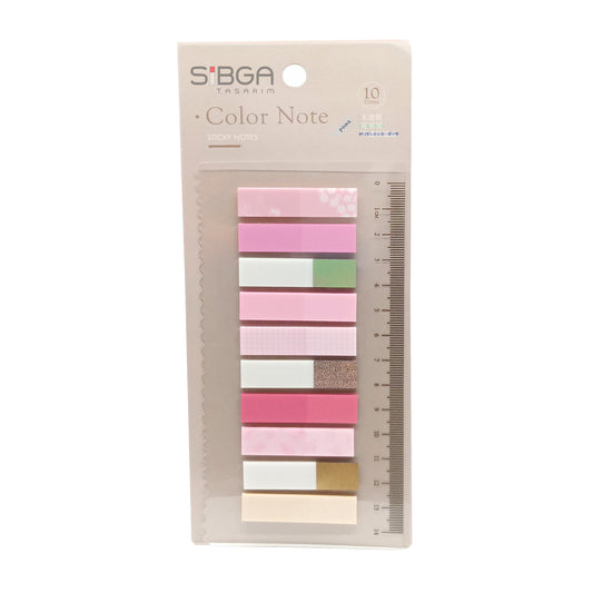 Simli Parlak Şeffaf Plastik Postit Kitap Ayracı Ayraç Sticker 200 Yaprak