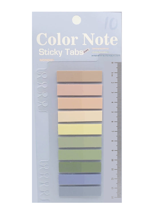 Şeffaf Plastik Postit Kitap Ayracı Ayraç Sticker 200 Yaprak