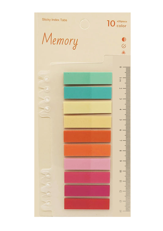 Şeffaf Plastik Postit Kitap Ayracı Ayraç Sticker 200 Yaprak