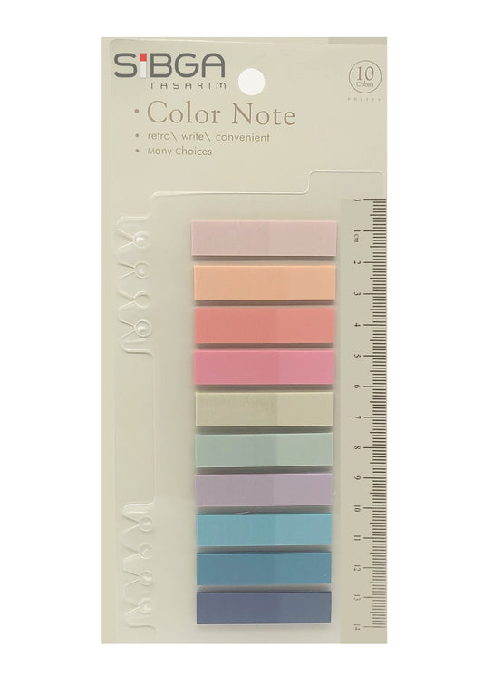 Şeffaf Plastik Postit Kitap Ayracı Ayraç Sticker 200 Yaprak