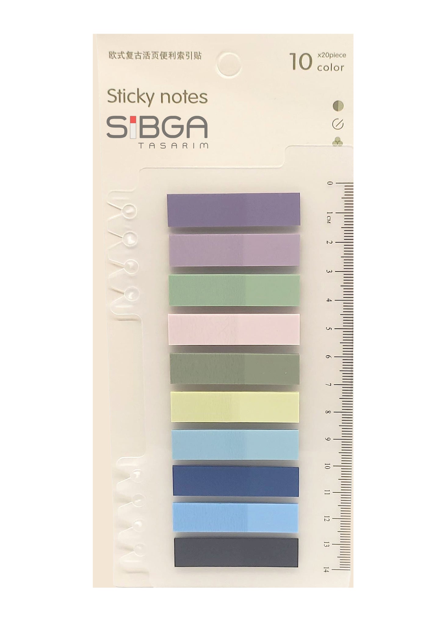 Şeffaf Plastik Postit Kitap Ayracı Ayraç Sticker 200 Yaprak