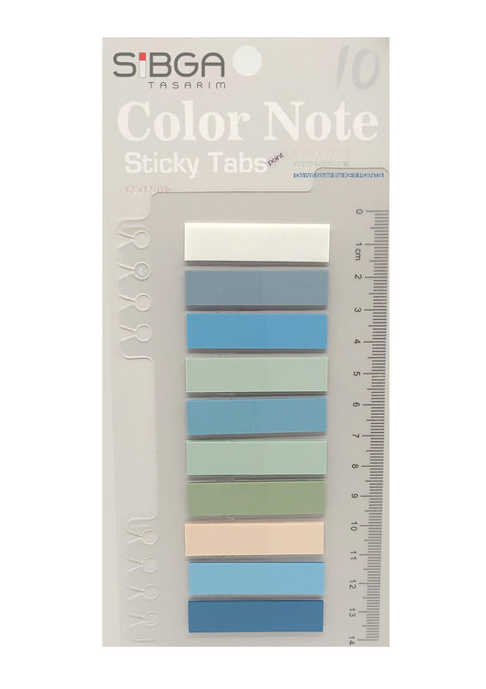 Şeffaf Plastik Postit Kitap Ayracı Ayraç Sticker 200 Yaprak