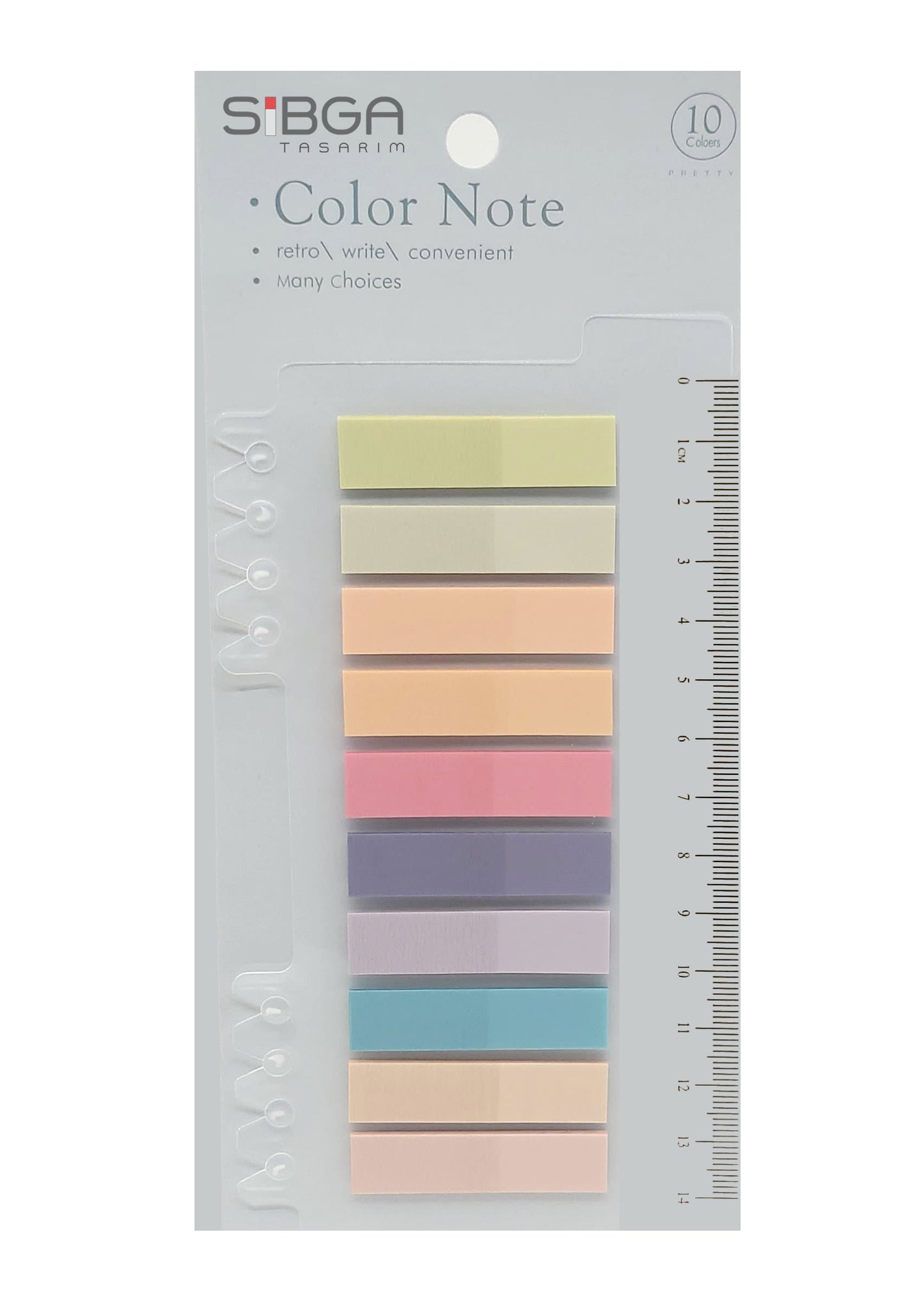 Şeffaf Plastik Postit Kitap Ayracı Ayraç Sticker 200 Yaprak