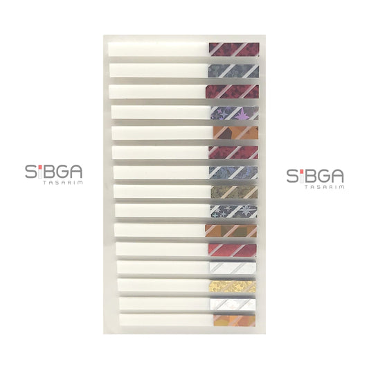 Simli Parlak İnce Şerit Şeffaf Postit Kitap Ayracı Ayraç Sticker 225 Yaprak