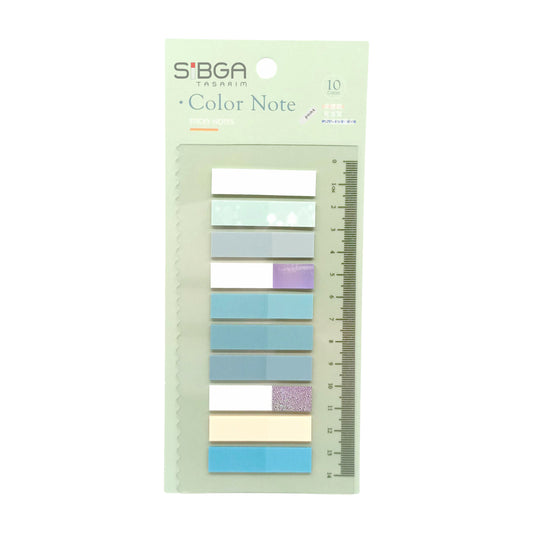 Simli Parlak Şeffaf Plastik Postit Kitap Ayracı Ayraç Sticker 200 Yaprak