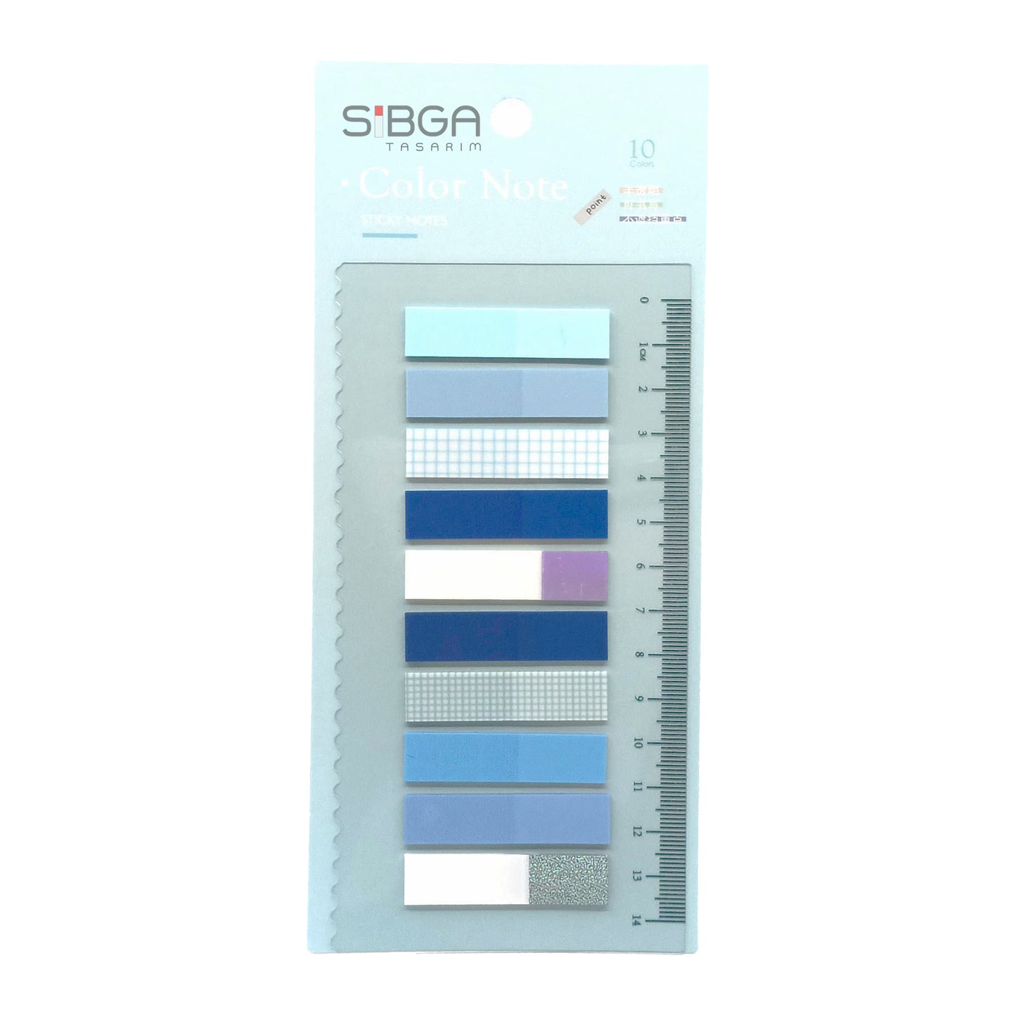 Simli Parlak Şeffaf Plastik Postit Kitap Ayracı Ayraç Sticker 200 Yaprak